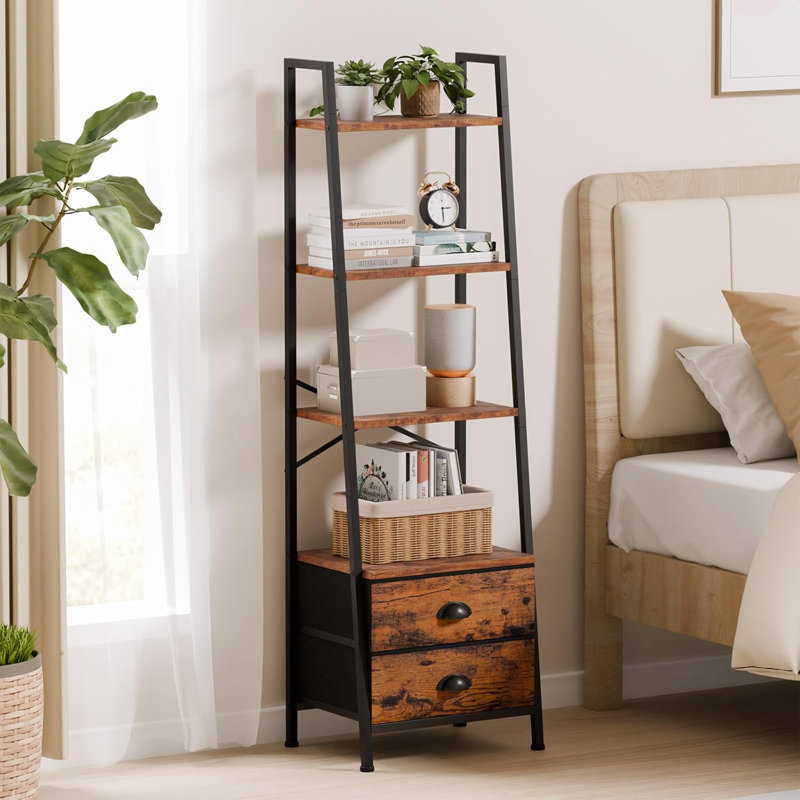 Vertical ladder shelf discount